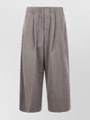 Uma Wang Elastic Waist Casual Pants In Gray