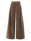 Uma Wang Trousers Straight-leg Button Detail In Brown