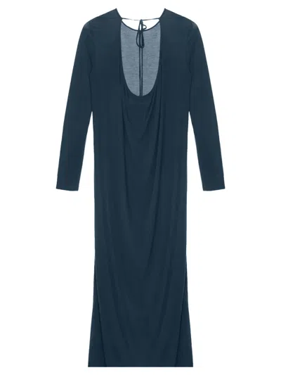 Uma Wang Dea Dress Steel Blue