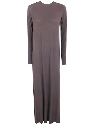 Uma Wang "dea" Jersey Dress In Gray