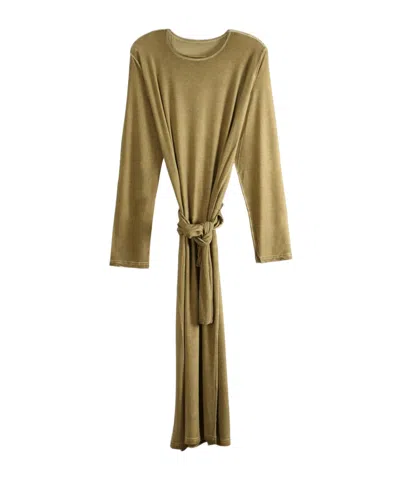 Uma Wang Debi Dress In Brown