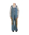 Shop Uma Wang Denim Overalls In Blue