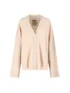 Uma Wang Destroyed Details Cardigan In Neutral