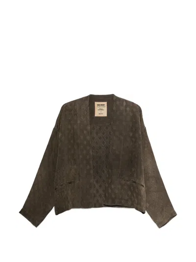 UMA WANG DIAMOND-PATTERN JACKET
