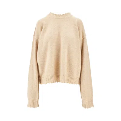 UMA WANG DISTRESSED CASHMERE SWEATER
