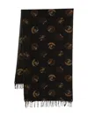 Uma Wang Distressed-detail Scarf In Black
