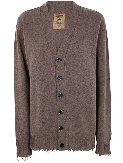 Uma Wang Over Cardigan In Brown