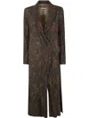 Uma Wang Double-breasted Coat In Brown