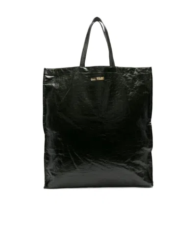 Uma Wang Double-handle Shopping Bag In Black