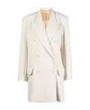 Uma Wang Double-breasted Tailored Coat In Pink