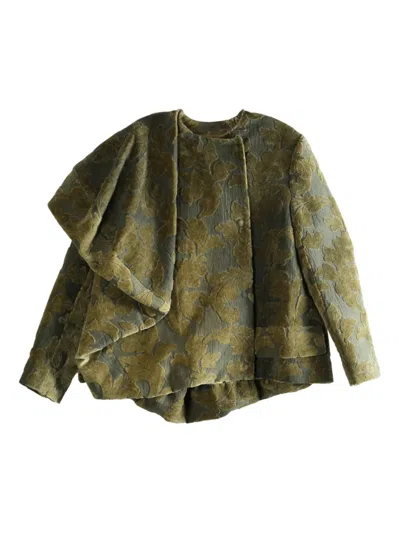 UMA WANG DRAPED OVERSIZED JACKET