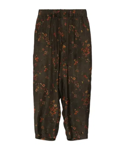 Uma Wang Drawstring Casual Pants In Multi