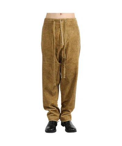 Uma Wang Drawstring Casual Pants In Green