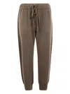 Uma Wang Drawstring Knitted Trousers In Brown
