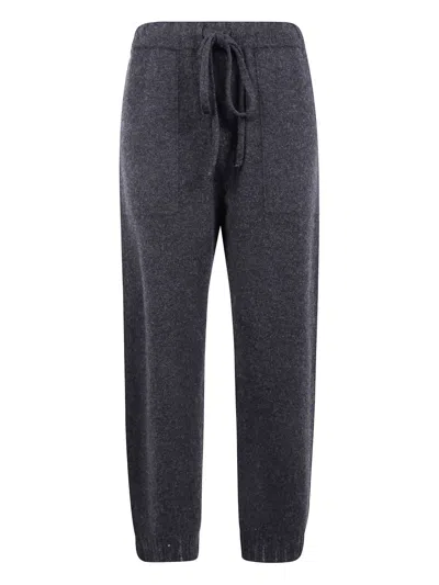 UMA WANG DRAWSTRING-WAIST TRACK PANTS