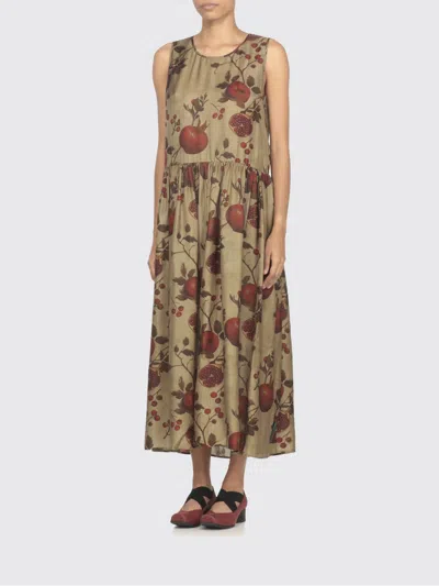 Uma Wang Dress  Woman Color Green In Animal Print