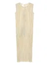 Uma Wang Cotton-blend Dress In Brown