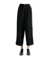 Uma Wang Elastic Waist Casual Pants In Black