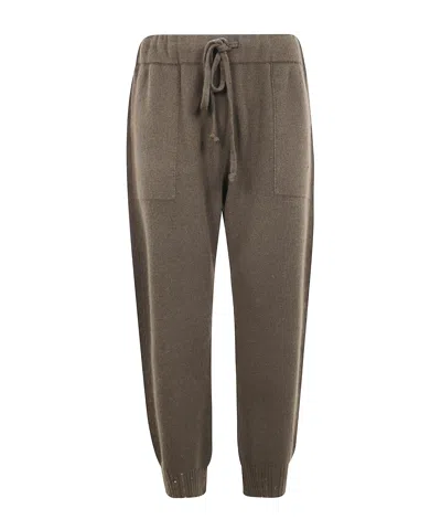 Uma Wang Elastic Waist Casual Pants In Green