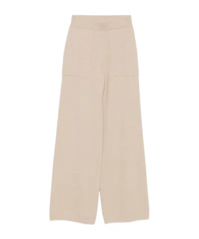 Uma Wang Elastic Waist Casual Pants In Neutral