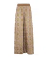 Uma Wang Elasticated Waistband Checked Trousers In Multi