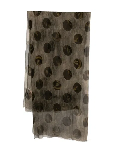 Uma Wang Emisfero Scarf In Green