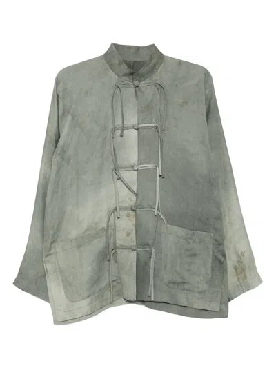 Uma Wang Faded Effect Shirt In Blue