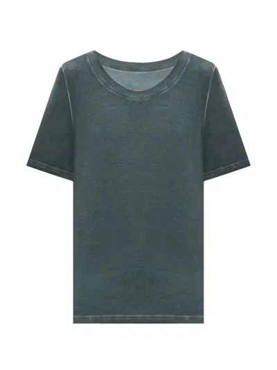 Uma Wang Faded-effect Crew-neck T-shirt In Green