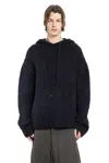 Uma Wang Felpa Con Cappuccio In Black