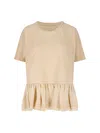 Uma Wang Beige Jersey Todi T-shirt In Beige