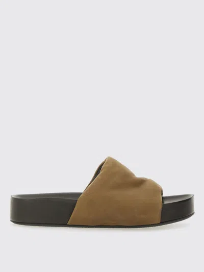Uma Wang Flat Sandals  Woman Colour Tobacco
