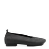 Uma Wang Leather Ballet Flats With An Asymmetric Toe.