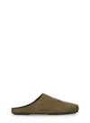 Uma Wang Square-toe Leather Mules In Green