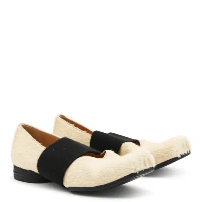 Uma Wang Flat Shoes Light And Natural In Multi