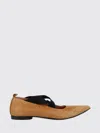 Uma Wang Flat Shoes Woman In Brown