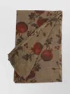 Uma Wang Floral Lightweight Patterned Rectangular Soft Scarf