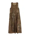 Uma Wang Floral Pattern Dress In Green
