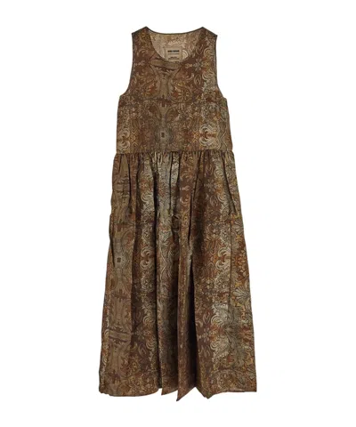 UMA WANG FLORAL PATTERN DRESS