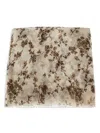 Uma Wang Floral-print Scarf In Neutrals