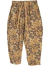 Uma Wang Floral-print Trousers In Neutrals