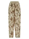 Uma Wang Floral-print Trousers In Neutrals