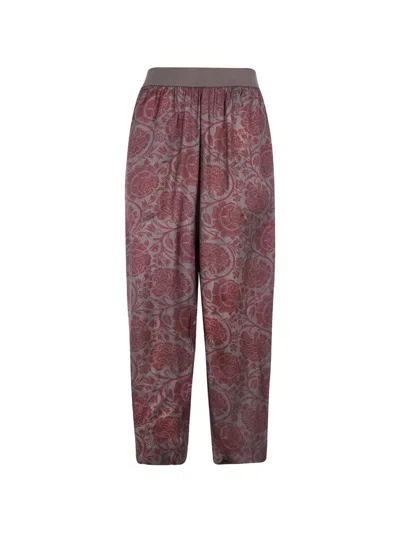 Uma Wang Floral-print Trousers In Multi