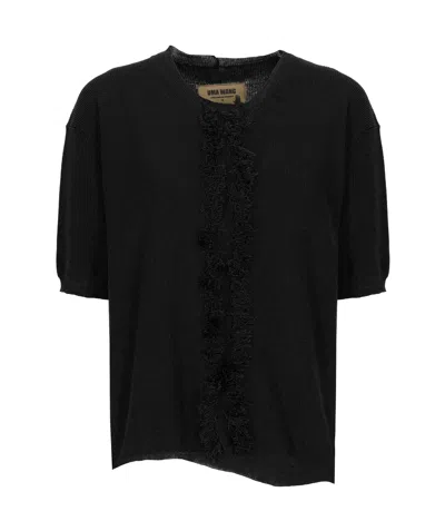 UMA WANG UMA WANG FRINGE DETAILED JUMPER