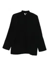 Uma Wang Frog-fastening Patch-pocket Jacket In Black