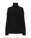 Shop Uma Wang Funnel-neck Knitted Jumper In Black