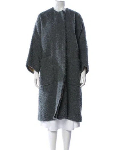Pre-owned Uma Wang Fur Coat In Gray