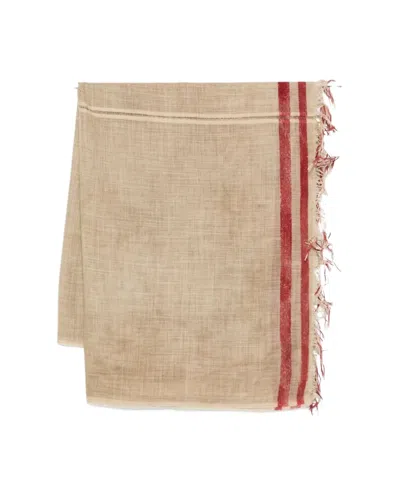 UMA WANG FUR-EDGED SCARF