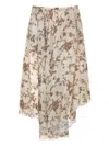 Uma Wang Genit Midi Skirt In 中性色