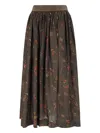 Uma Wang Woman Brown Skirts In Brown