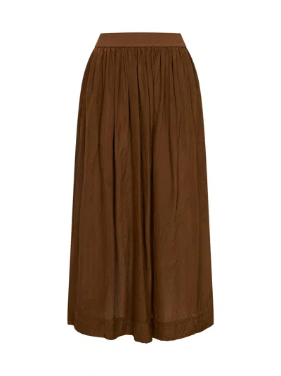 Uma Wang Gillian Skirt In Brown